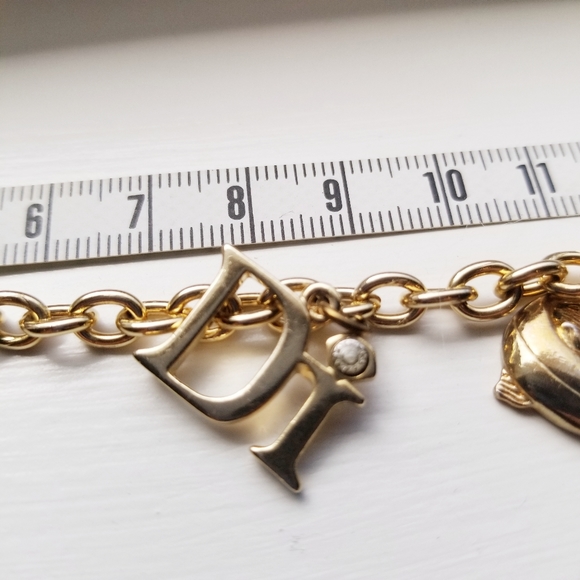 DI Bear and Fish Gold Toned Charm Bracelet - Picture 7 of 7